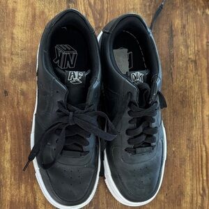 Women’s Black Air Force One’s Size 8.5